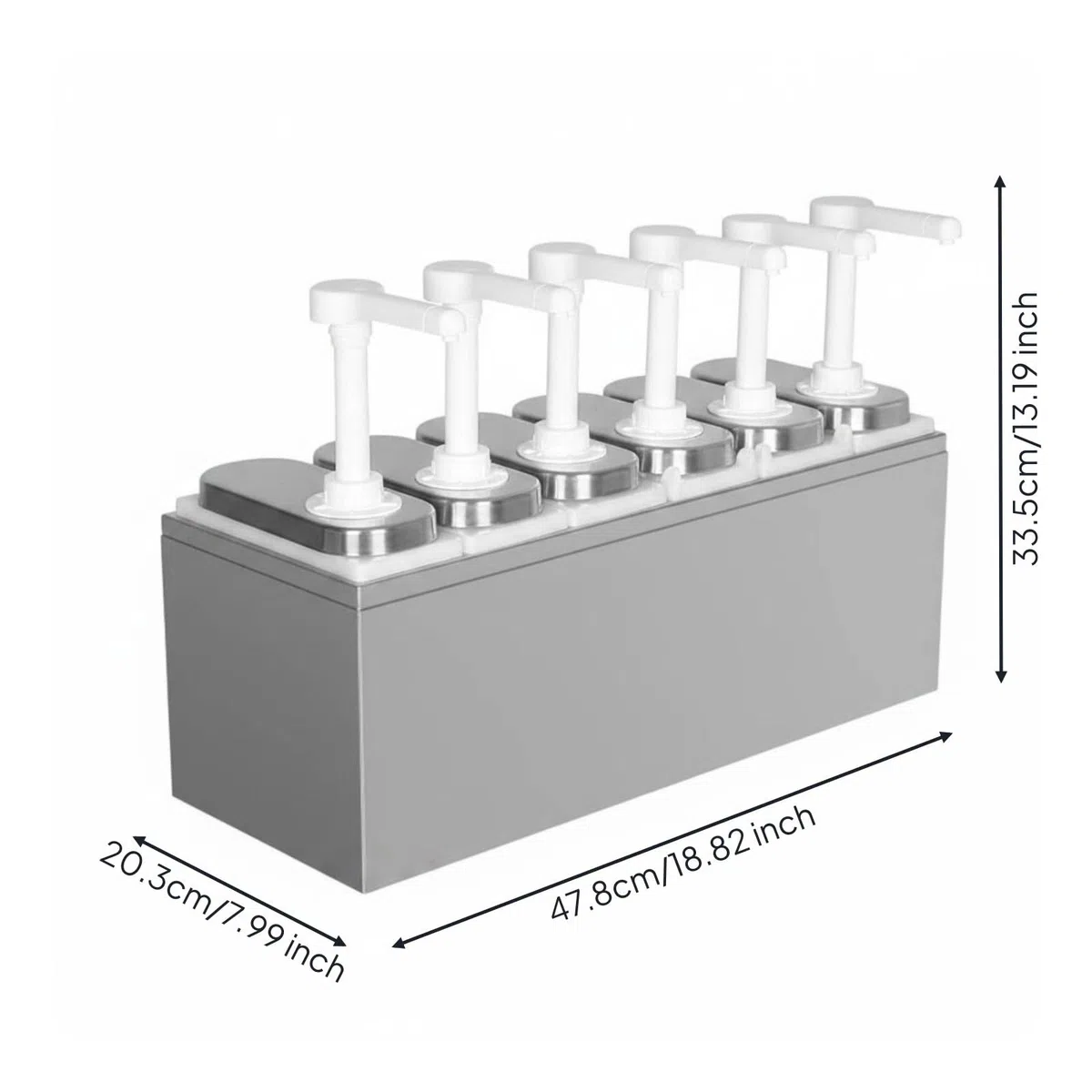 Pompe Doseuse Sirop Utilisation Facile Distributeur Sirop Réutilisable Distributeur de Sauce en Plastique pour Bar à Boissons, Style to 5