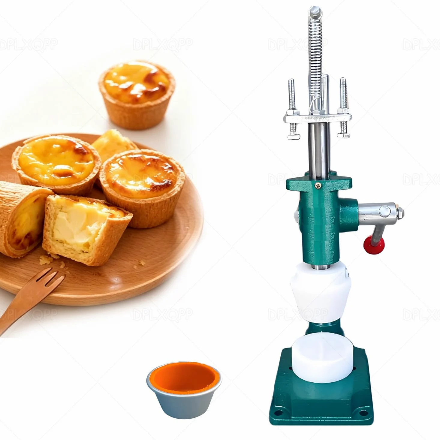 Machine manuelle à fabriquer des fonds de tartelettes aux œufs,Presse à levier pour formes parfaites sans effort,revêtement antiadhésif,dépose stable sur plan de travail,pour particuliers SN6025