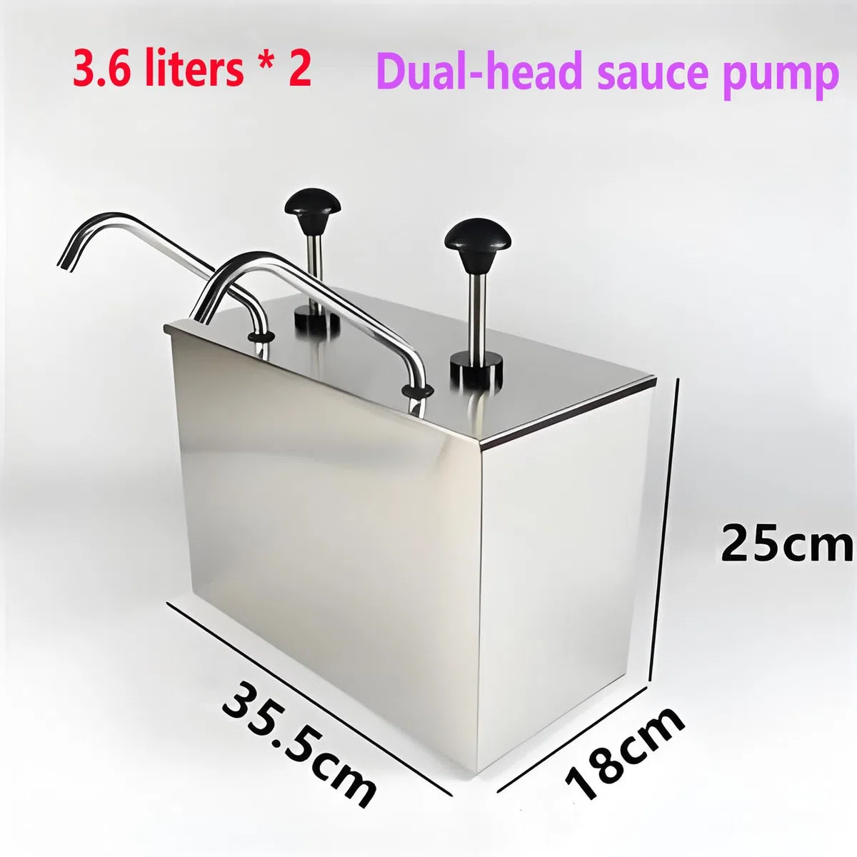 Pompe de distribution de condiments avec réservoir amovible, rebond rapide et design anti-goutte pour sauces et vinaigrettes
