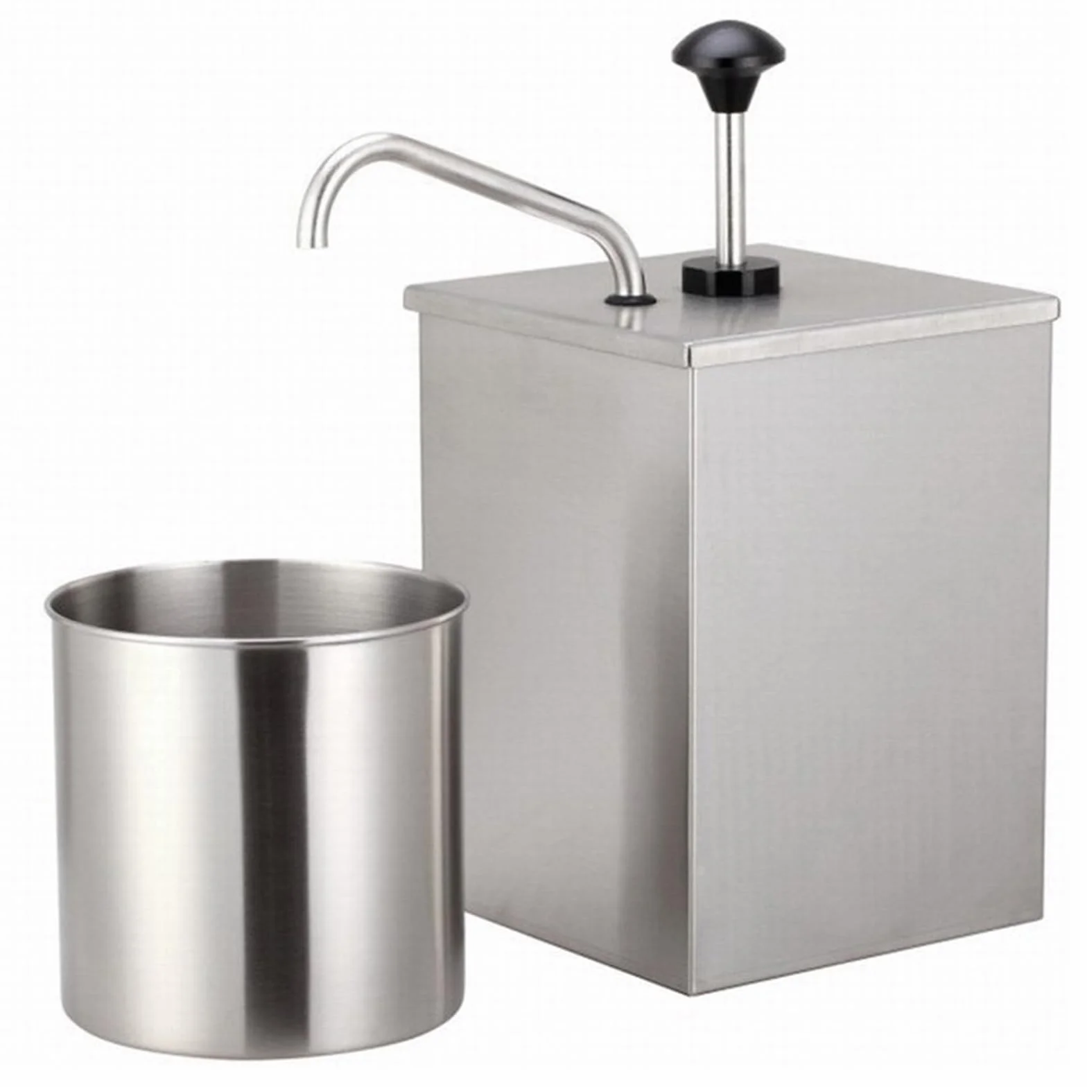 Distributeur de sauce avec réservoirs amovibles pour un rangement et une compression faciles, idéal pour le ketchup, la moutarde, la vinaigrette et d'autres liquides