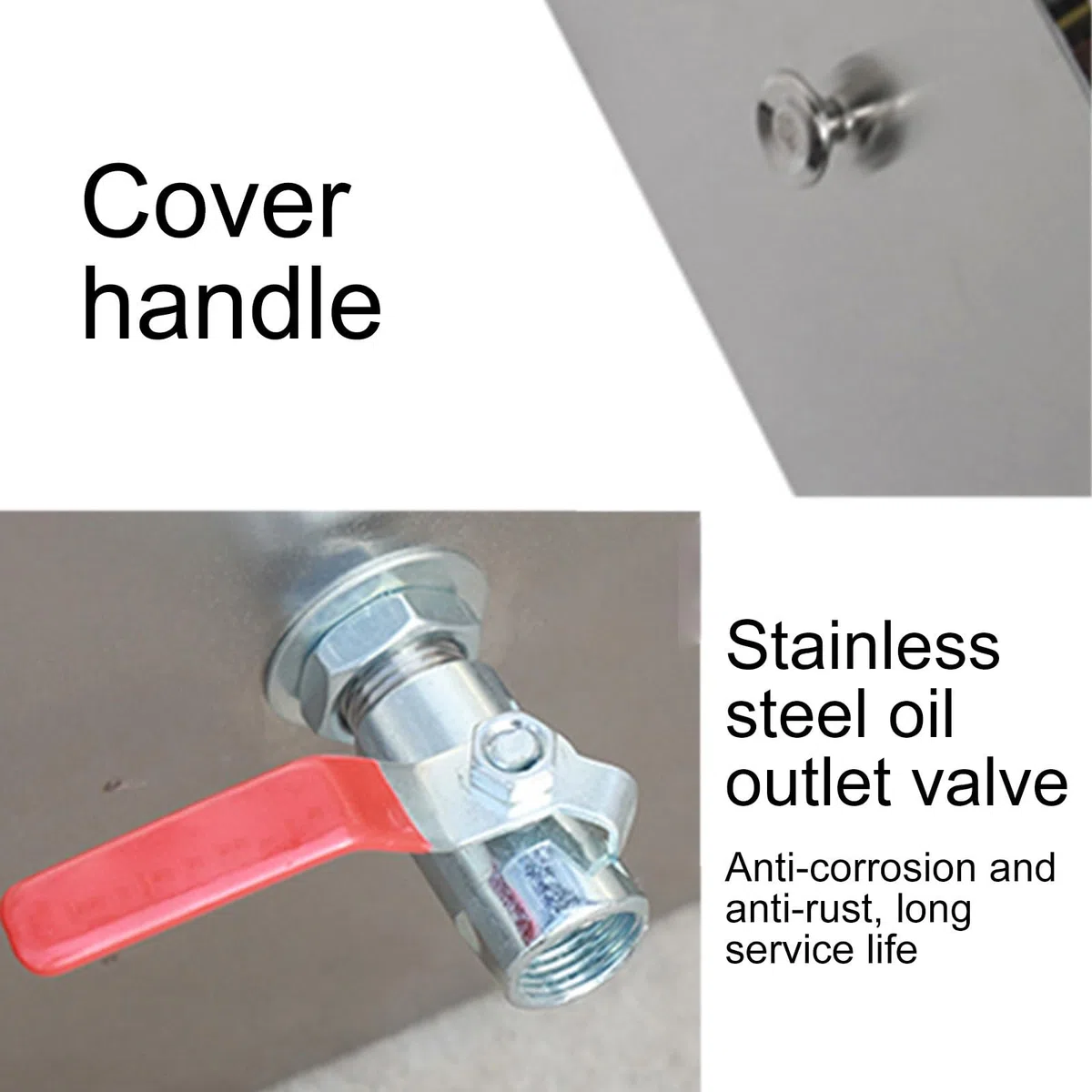 Intercepteur de graisse commercial pour installation sous évier, séparateur huile-eau efficace pour la gestion des eaux usées de cuisine