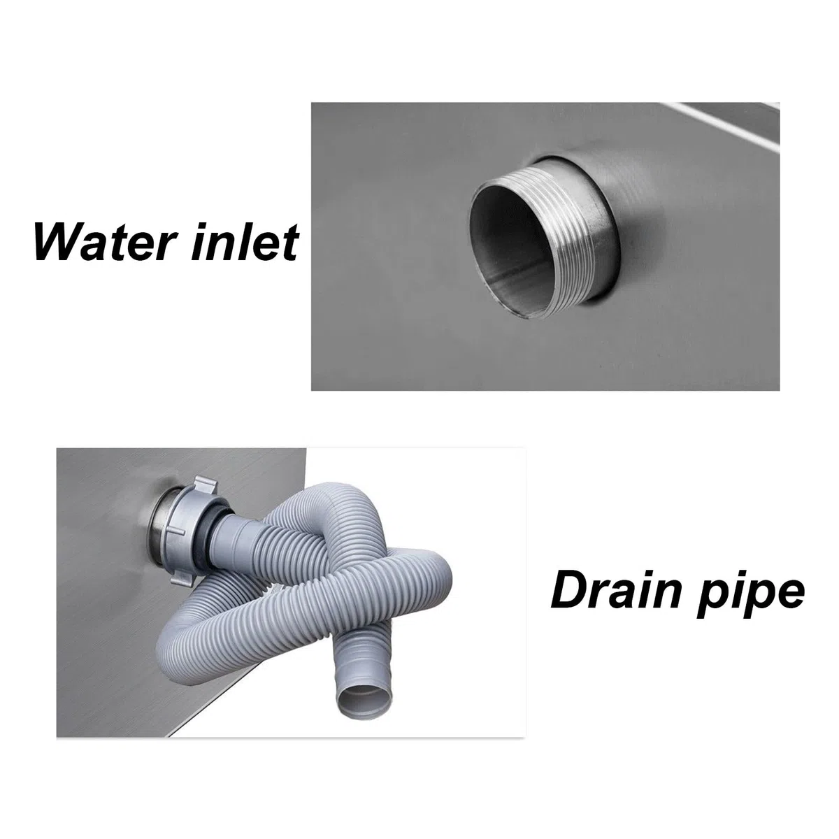 Séparateur de Graisse Sous Évier Commercial, Filtration en 4 Étapes, Bac À Graisse en Acier Inoxydable, Adapté aux Cuisines de Restaurant et de Maison(Small)