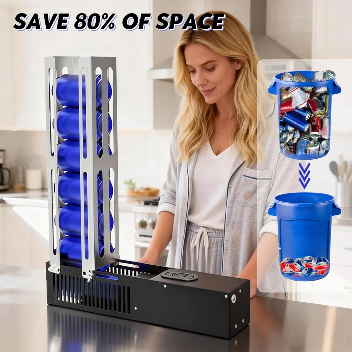 Broyeur De Canettes électrique, Automatique Compacteur Canette