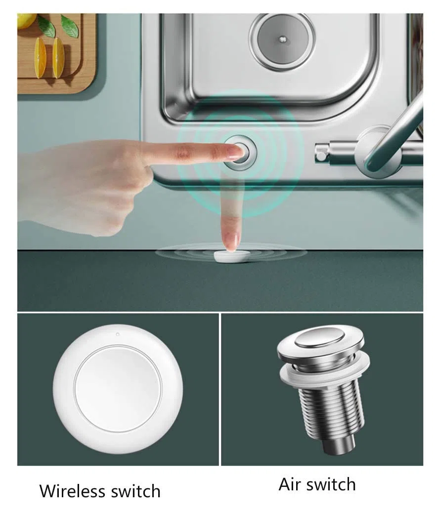 Durable Broyeur d'évier Silencieux,Broyeur de déchets Alimentaires,Broyeur d'évier Éliminateur de Déchets Pratique Cuisine