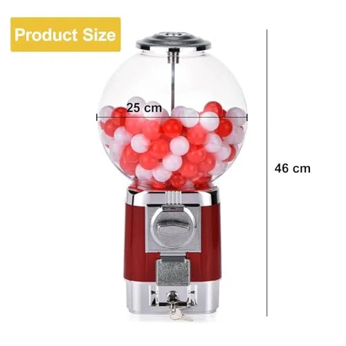 Distributeur automatique de capsules – Distributeur de capsules rondes de 32 mm – Idéal pour les centres commerciaux et les salles d'arcade – Petit distributeur de bonbons