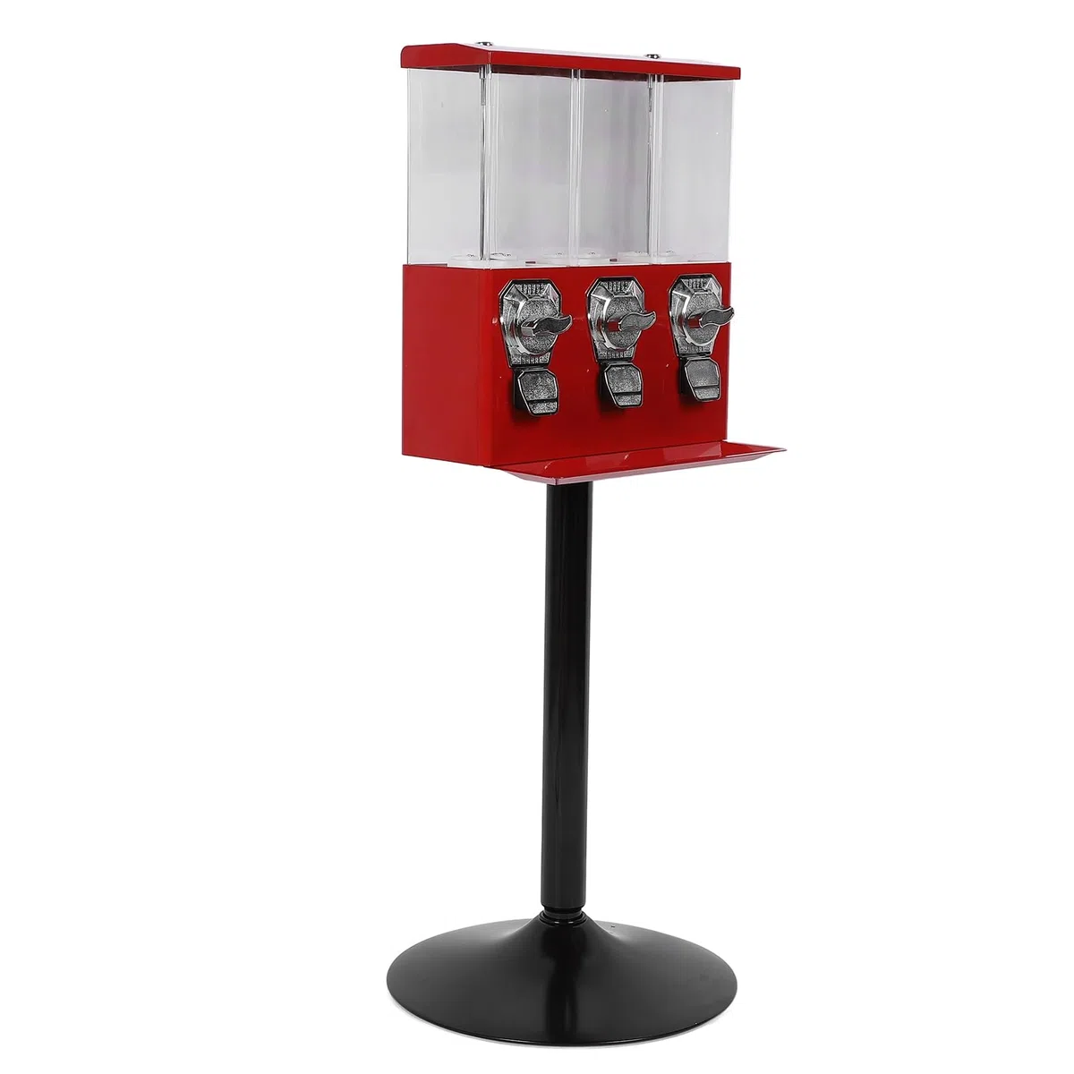FILFEEL Distributeur Automatique Commercial avec Clés Antivol, Boîtes Individuelles Triples et Support à Pièces pour Magasins