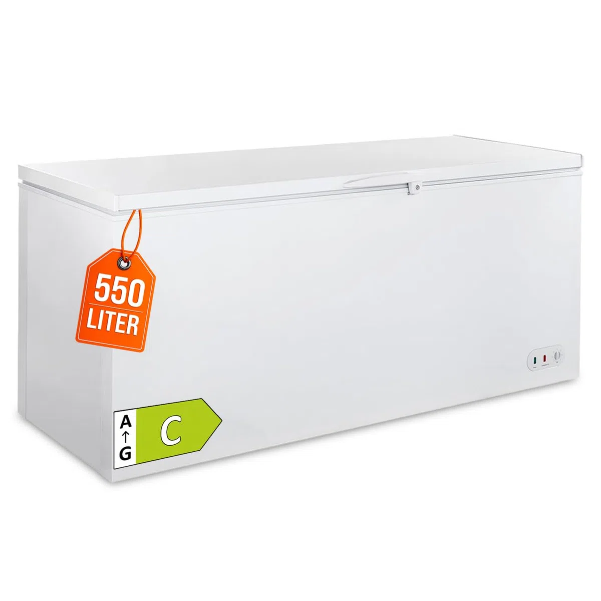 GastroHero Congélateur Eco 650, 550 L, verrouillable, TKTE650