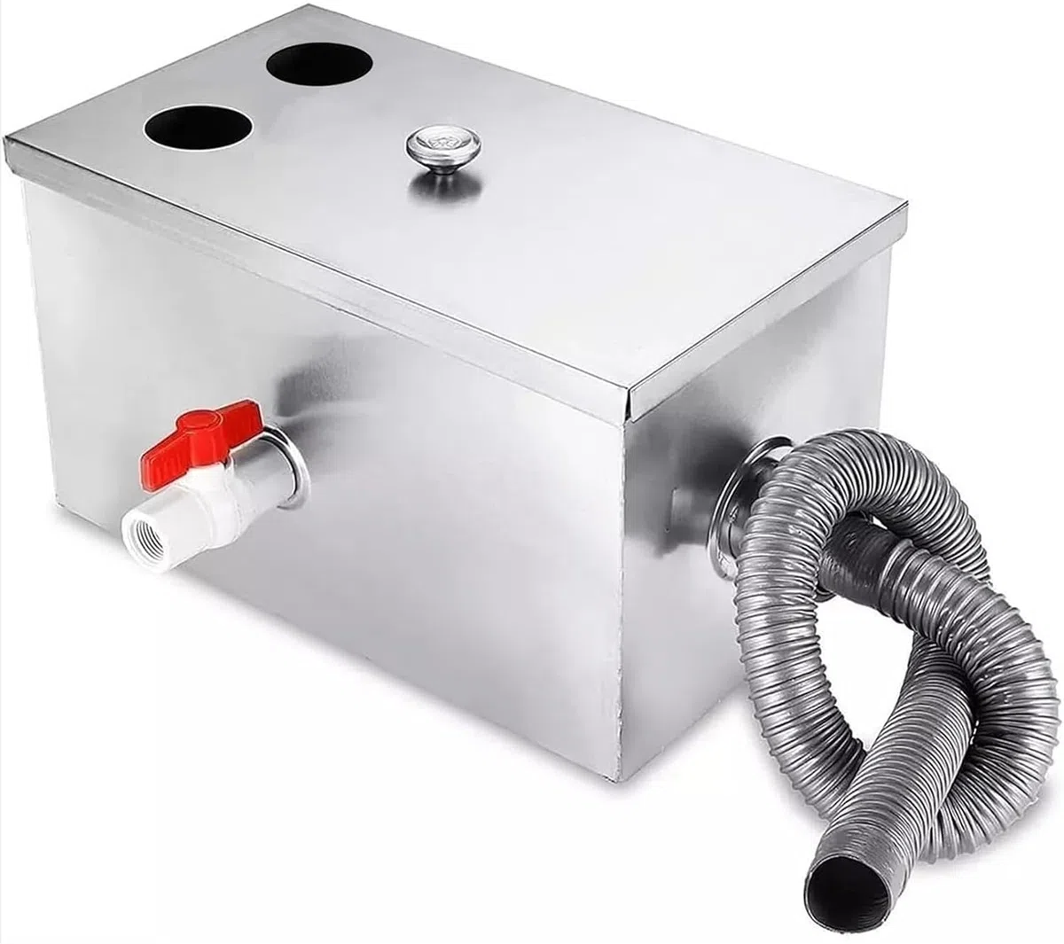 Intercepteur de piège à graisse en acier inoxydable séparateur huile-eau sous évier pour restaurant professionnel cuisine et utilisation en usine