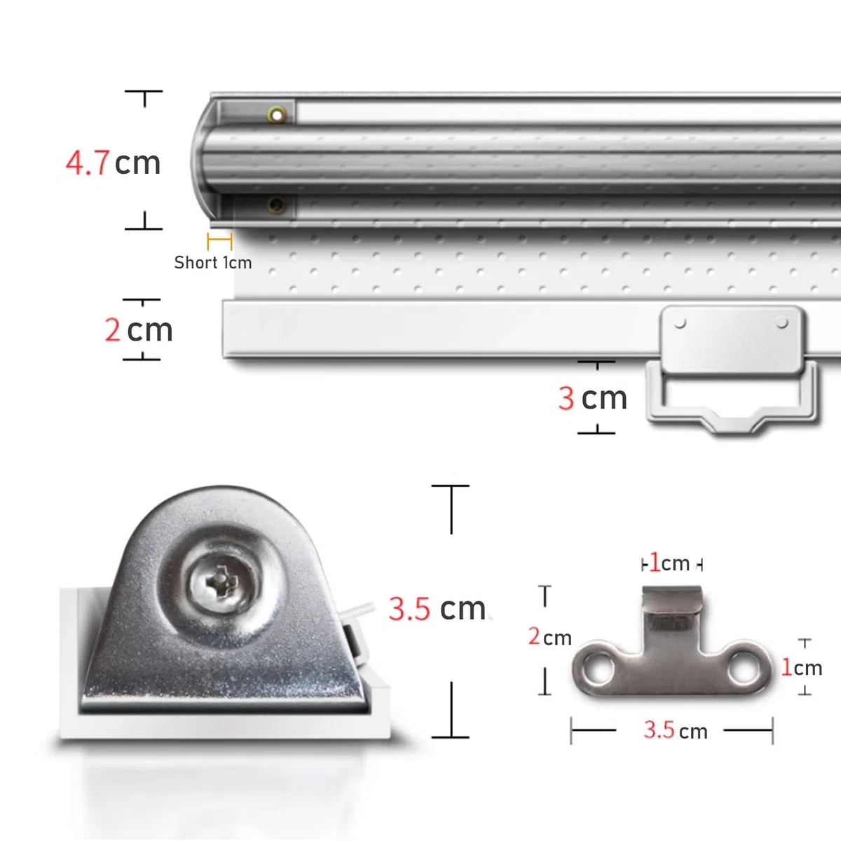 Rideau de comptoir transparent et imperméable pour réfrigérateur et vitrine Largeur x hauteur réglable Idéal pour la fraîcheur des aliments et un accès facile
