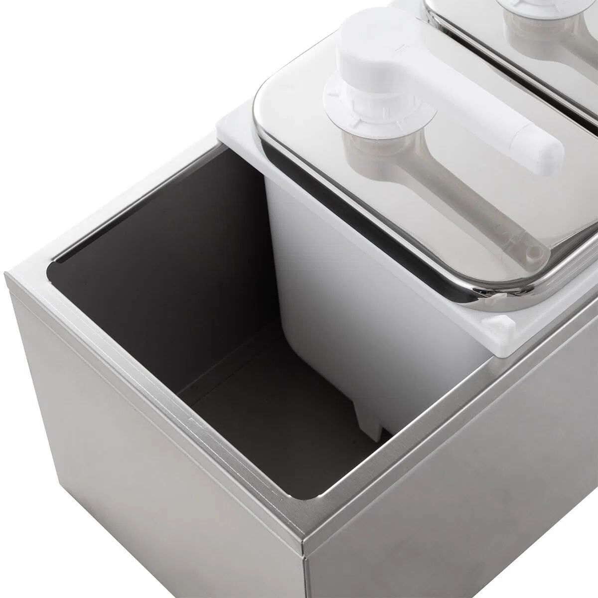 GastroHero Distributeur de sauce, 3 x 3 l, pompe doseuse, acier inoxydable, SSE3X3PP