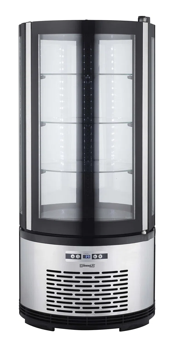 Casselin Vitrine réfrigérée ronde 100L