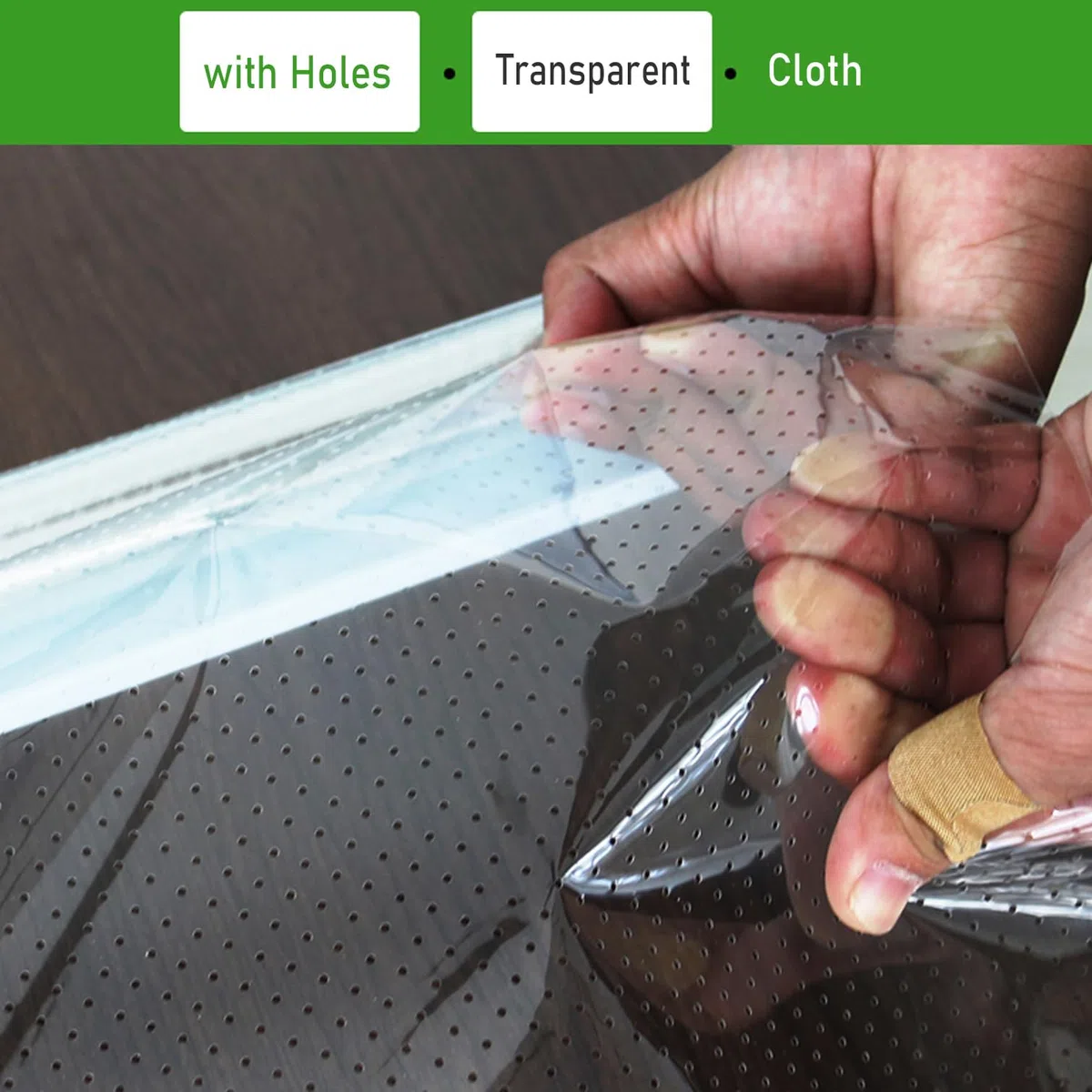 Rideau de comptoir transparent et imperméable pour réfrigérateur et vitrine Largeur x hauteur réglable Idéal pour la fraîcheur des aliments et un accès facile