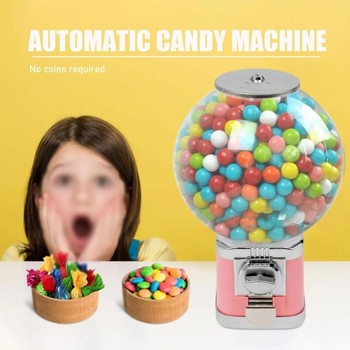 Distributeur automatique capsules pièces,200 boules vides,100 jetons,cadeau
