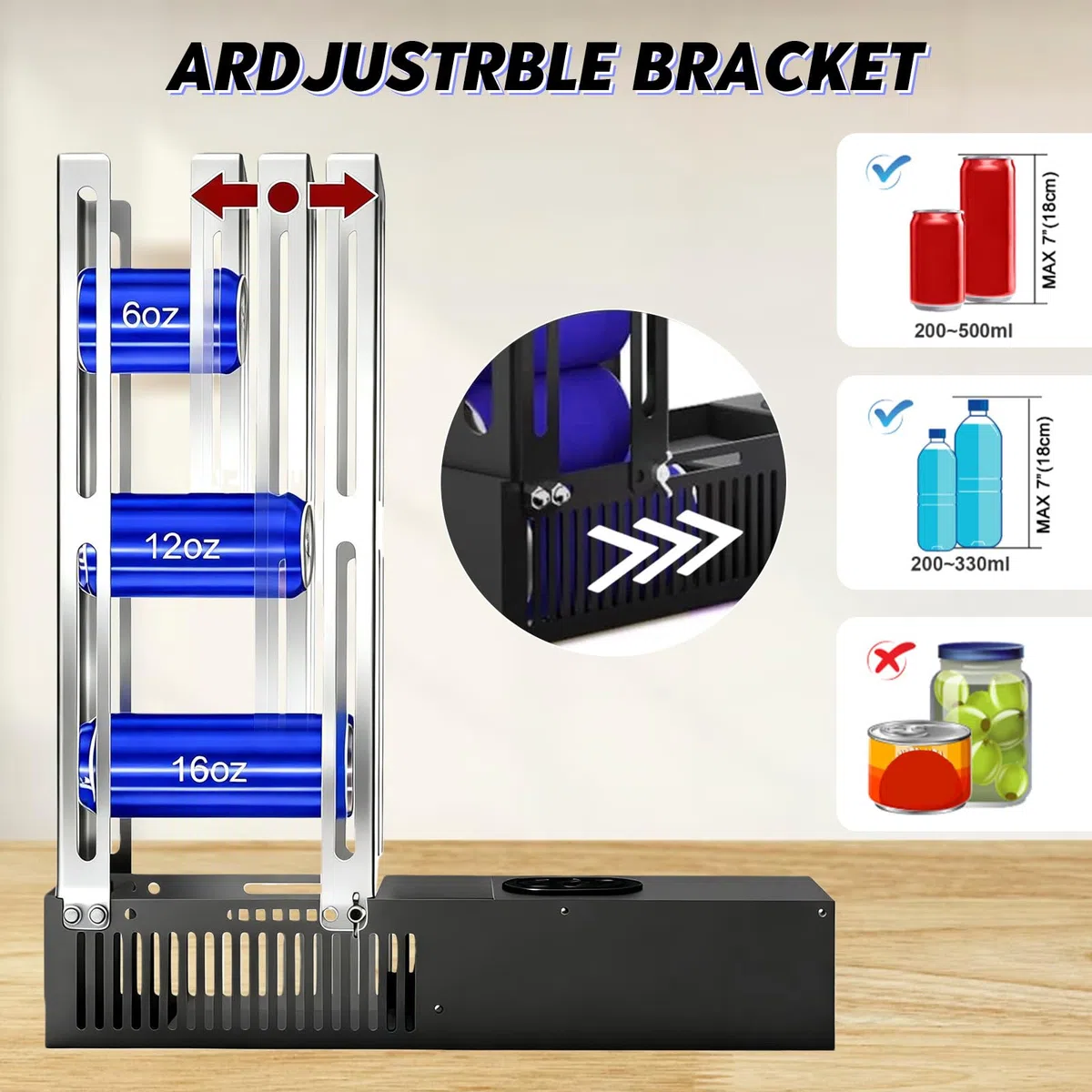 Broyeur De Canettes électrique, Automatique Compacteur Canette